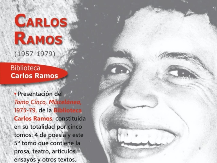 La biblioteca Arnao acoge hoy la presentación  del tomo final de la colección dedicada al poeta teldense Carlos Ramos