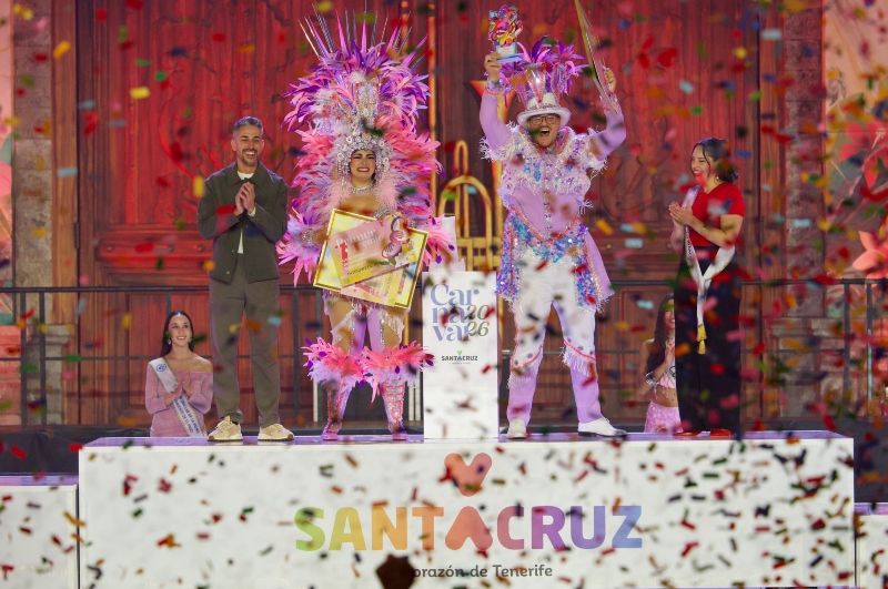 Chaxiraxi se proclama ganador del Concurso de Agrupaciones Musicales del Carnaval 2026 de Santa Cruz