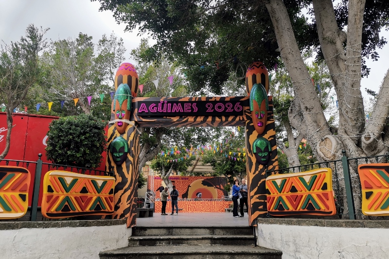 La plaza del Rosario (Agüimes), se transforma en una sabana africana para el Carnaval 2026