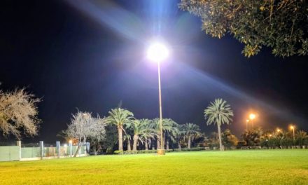 La Concejalía de Parques y Jardines de Telde impulsa la mejora de la iluminación en el Parque Urbano de San Juan