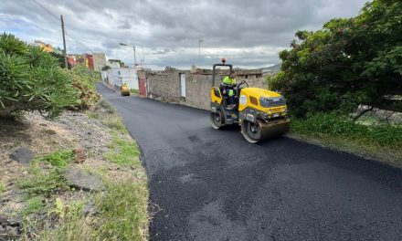 Comienza el  Plan de Asfaltado  de Telde  en el barrio de Caserones