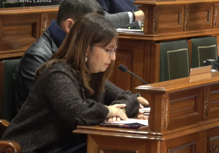 La concejala Pilar Mesa cuestiona  en el Pleno la falta de coherencia entre el «Peña opositor» y el «Peña alcalde» con el tema de la vallas publicitarias