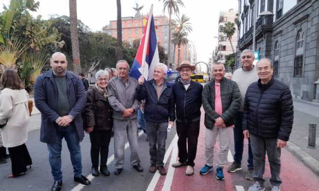 Nueva Canarias Telde reafirma su compromiso con la paz en la manifestación por la neutralidad