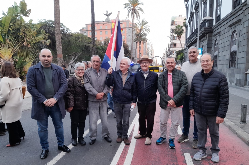 Nueva Canarias Telde reafirma su compromiso con la paz en la manifestación por la neutralidad
