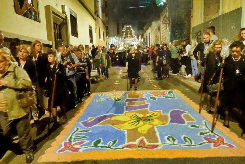 Santa Cruz celebra este martes en El Toscal la procesión del Señor de las Tribulaciones