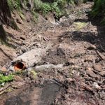 El Ayuntamiento de Valsequillo advierte del riesgo del contacto con las aguas de los barrancos tras los graves daños provocados por ‘Therese’ en la red de alcantarillado 