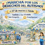 La Asociación “ChapoTea”organiza este viernes una marcha por la inclusión con motivo del Día Mundial de Concienciación sobre el Autismo