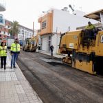 El Ayuntamiento de Las Palmas  inicia una actuación integral de asfaltado en Guanarteme tras más de 30 años sin renovar el firme