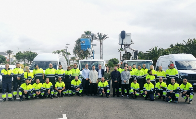 El nuevo servicio de mantenimiento de parques y jardines de Agüimes contará con 32 operarios