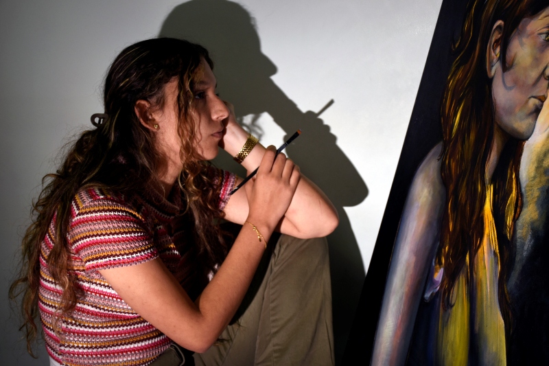 El circuito de arte ‘Itineraria’ traslada a Ingenio la propuesta plástica de Irene Hidalgo, ‘Distancia de pertenecer’