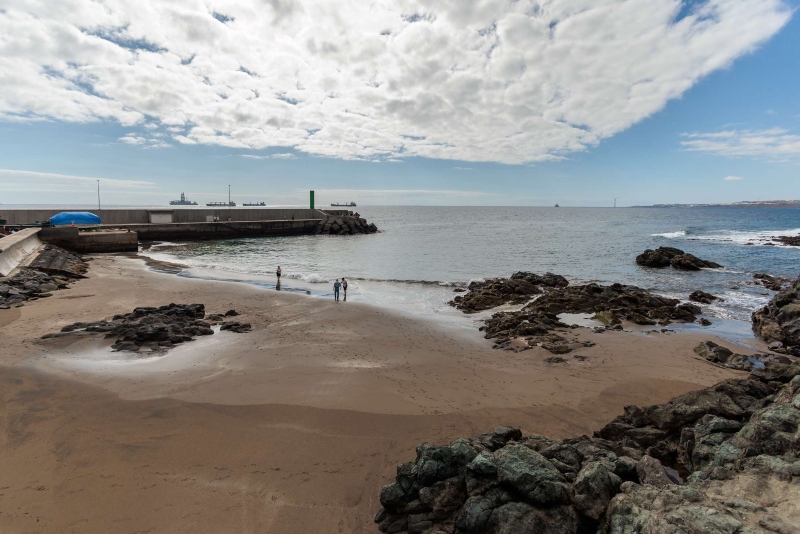 El Ayuntamiento de Las Palmas  licita las obras para la mejora de la playa de La Puntilla del barrio de San Cristóbal