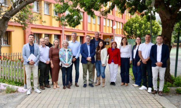 El consejero de Educación Poli Suárez gira visita Valsequillo