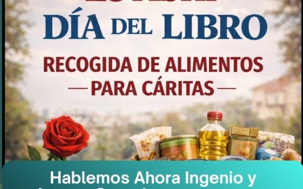 Agrupa Sureste y Hablemos Ahora celebran el Día del Libro en Ingenio con un acto solidario: alimentos a cambio de libros