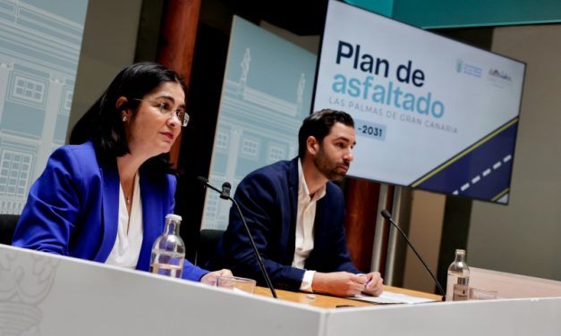 Darias presenta el plan municipal de asfaltado para renovar 474 calles de Las Palmas