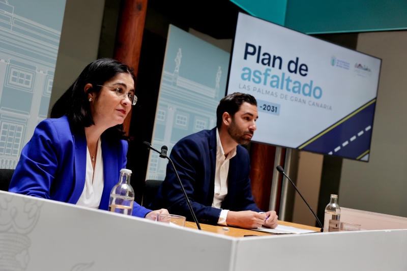 Darias presenta el plan municipal de asfaltado para renovar 474 calles de Las Palmas