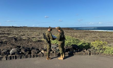 Personal del grupo táctico “Canarias” despliega en la isla de Lanzarote