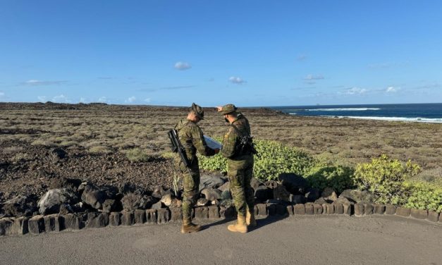 Personal del grupo táctico “Canarias” despliega en la isla de Lanzarote