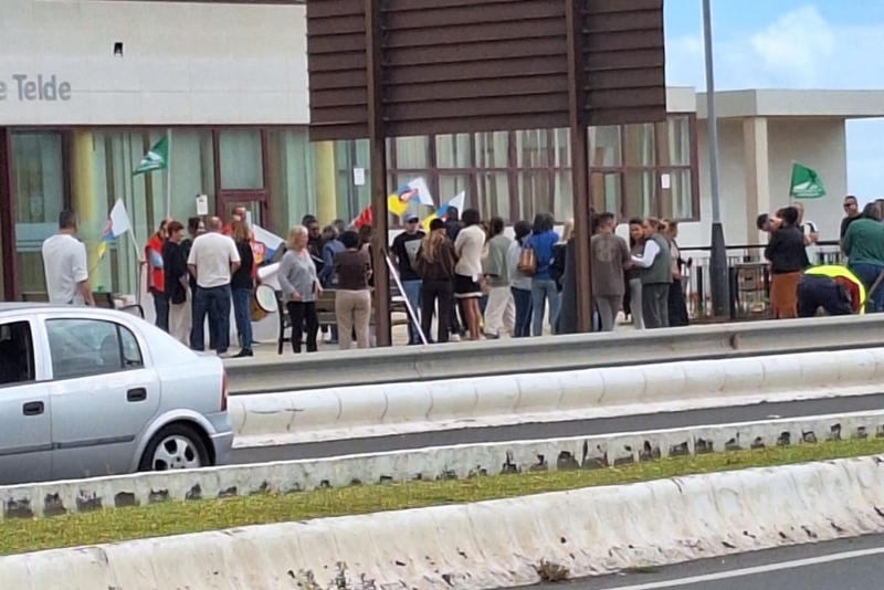 Los trabajadores municipales de Telde vuelven a manifestarse ante el deterioro institucional y la falta de soluciones reales del gobierno local