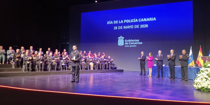 El Teatro Auditorio Agüimes acogió hoy el Día de la Policía Canaria. 