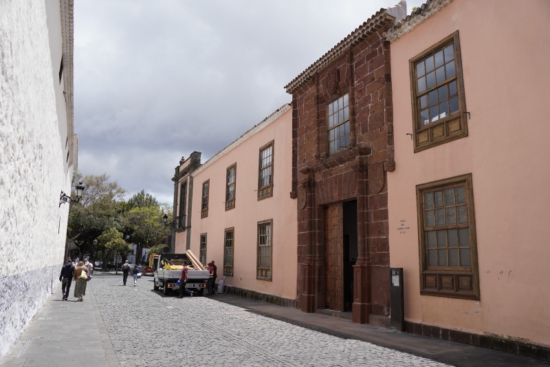 La Laguna ultima los detalles para la reapertura de la portada de la Casa del Corregidor