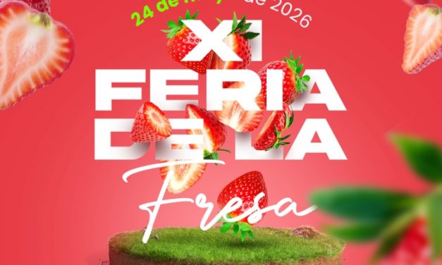 Valsequillo celebrará la Feria de la Fresa 2026 el próximo domingo 24 mayo