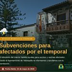 El Ayuntamiento de Valsequillo asesora   a los vecinos que soliciten ayudas para paliar los daños    de la  borrasca Therese
