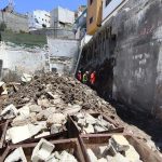 El Ayuntamiento de Las Palmas  realiza una obra de consolidación y mejora de la seguridad en la calle Tartana, en el barrio de San Roque
