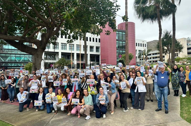 La Plataforma Alianza por la Reclasificación Administrativa del colectivo de Auxiliares Administrativos del Servicio Canario de Salud exigen la reclasificación inmediata al Grupo C1