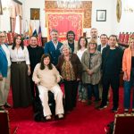 La Laguna recibe los representantes de la Librea de Valle de Guerra tras el título de Fiesta de Interés Turístico Regional