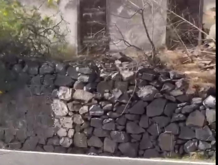 VOX Telde exige una actuación urgente ante el riesgo de derrumbe de un muro en el  barrio de El Ejido