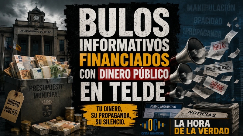 El presidente del Club Castro Morales y los Bulos financiados sobre las talas en diferentes puntos de Telde, este martes en “La Hora de la Verdad de Onda Guanche”
