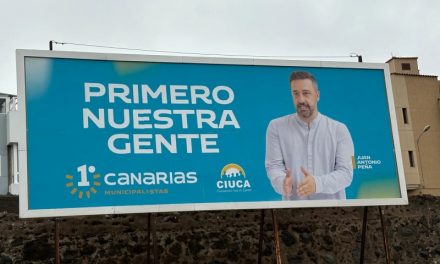 La valla  antes que la gestión: El prematuro asalto publicitario de Peña en Telde