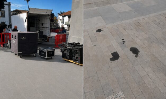 El reiterado mal uso de la Plaza de San Juan acelera el deterioro del patrimonio histórico de Telde