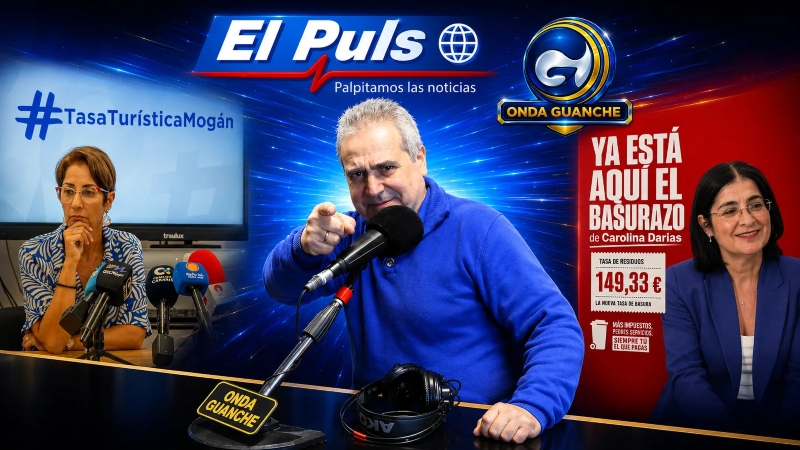 ‘El Pulso’ de Onda Guanche confronta dos modelos fiscales: Onalia Bueno defiende la tasa turística y el PP exige retirar el “basurazo” de Darias