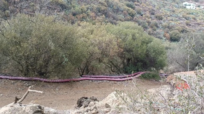 La Plataforma Salvar Chira-Soria alerta ante posibles entubados en el Barranco de Los Cernícalos (Telde)