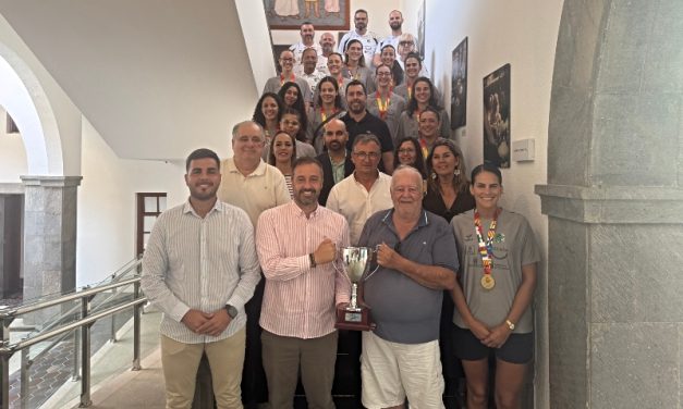 Telde celebra la conquista de la Supercopa de España por el Rocasa Gran Canaria