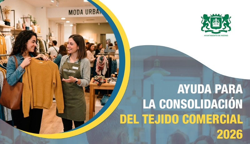 Publicada la nueva convocatoria de ayudas para la consolidación del tejido comercial 