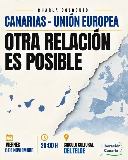 Liberación Canaria abre en Telde el debate sobre otra relación con la Unión Europea