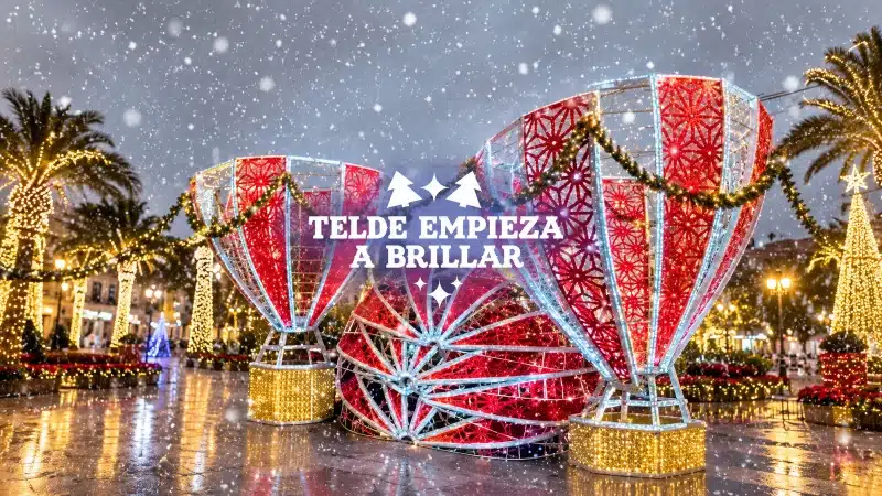 Telde empieza a brillar con la magia de la Navidad