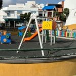 La Aldea de San Nicolás reabre los parques infantiles de la Calle Gómez y Mariano de Cáceres