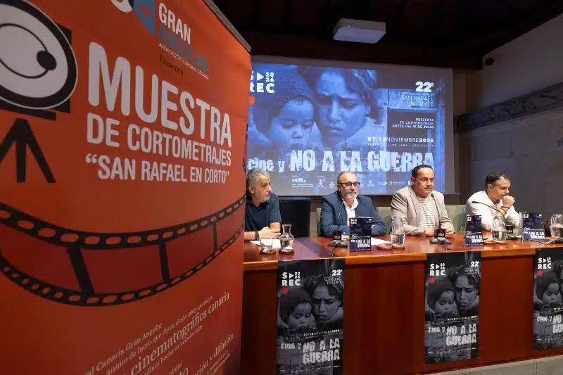 La Muestra de Cortometrajes San Rafael en Corto (SREC) grita alto y claro ‘No a la guerra’ en su 22º edición