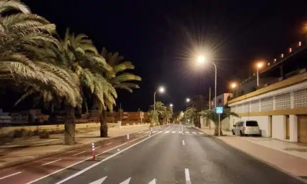 El Ayuntamiento de Las Palmas renueva 139 luminarias del Paseo de Chil con tecnología LED para reducir el consumo energético un 77 %